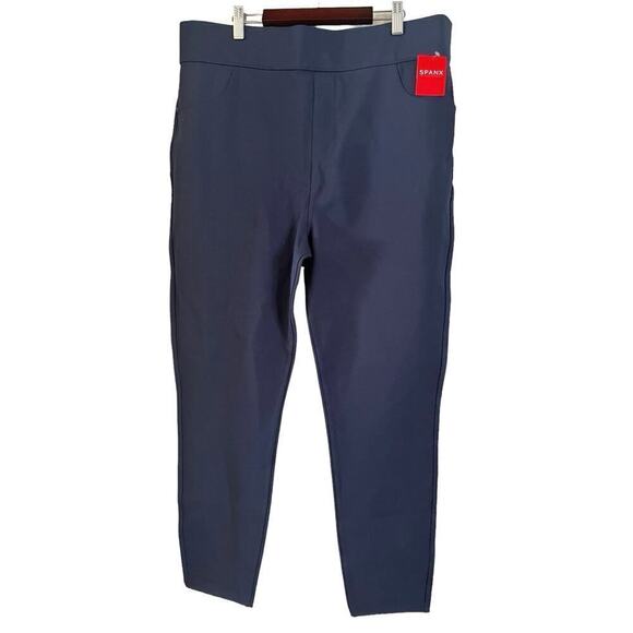Spanx Ankle Ponte Leggings Port Navy Size 2X Pull On Pants. Worn one time - Picture 2 of 8
